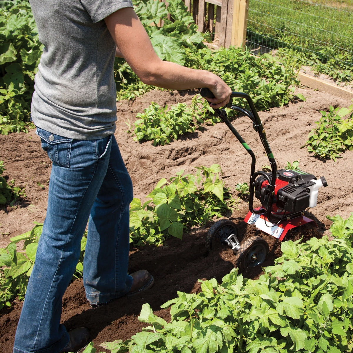 43cc 2-Cycle Mini Cultivator Tiller E57747
