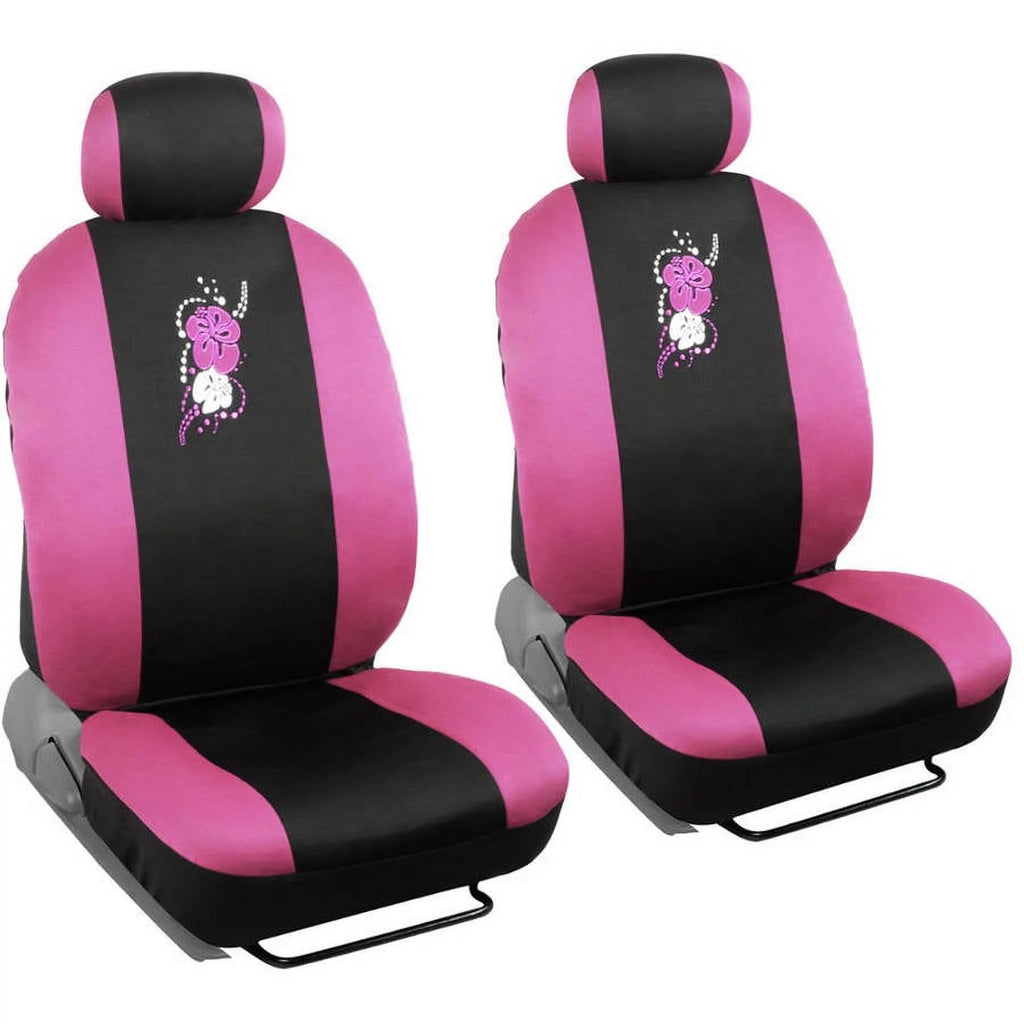 Pink Hawaiian 9 Piece Set Car Seat Covers R11748