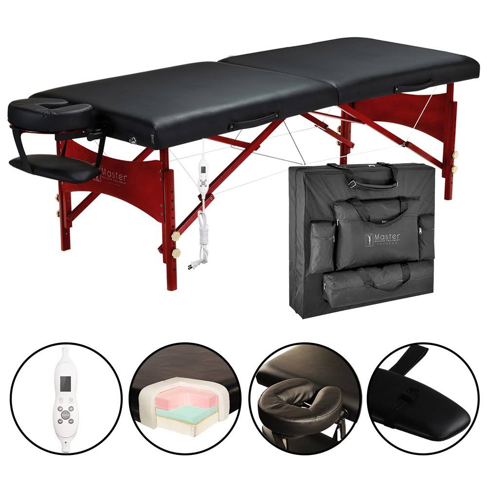 30" Portable Massage Table with Adjustable Heating System U304