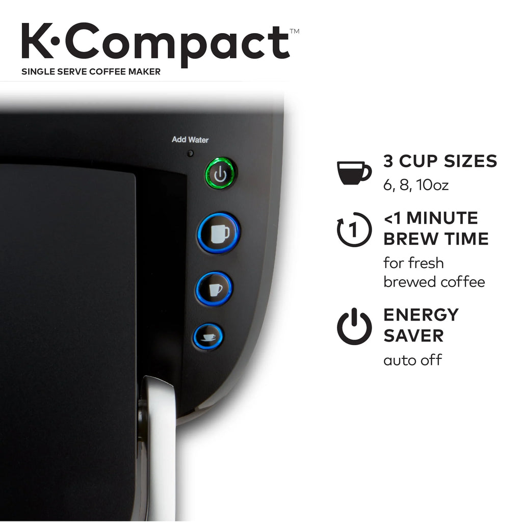 Black Single-Serve K-Cup Pod Coffee Maker T293