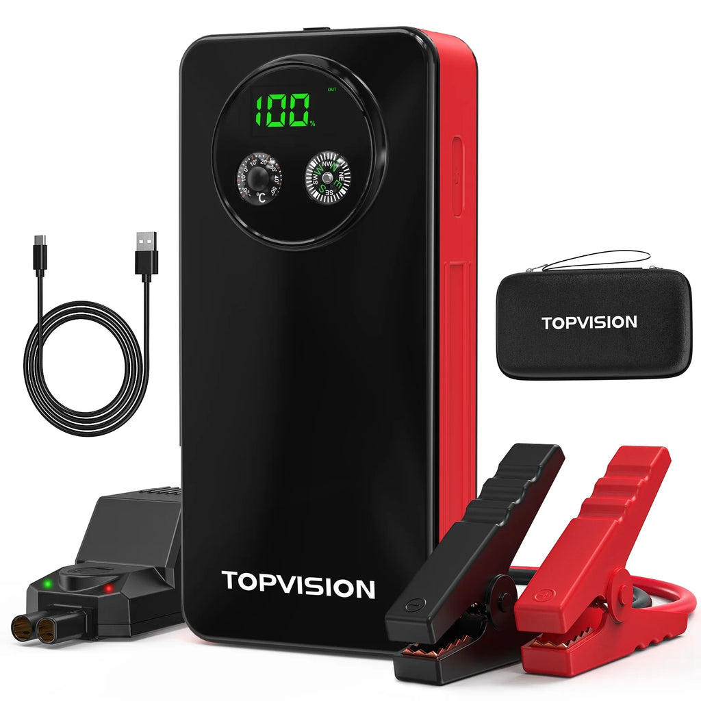 12V Car Jump Starter with Dual USB Quick Charge and DC Output Y912