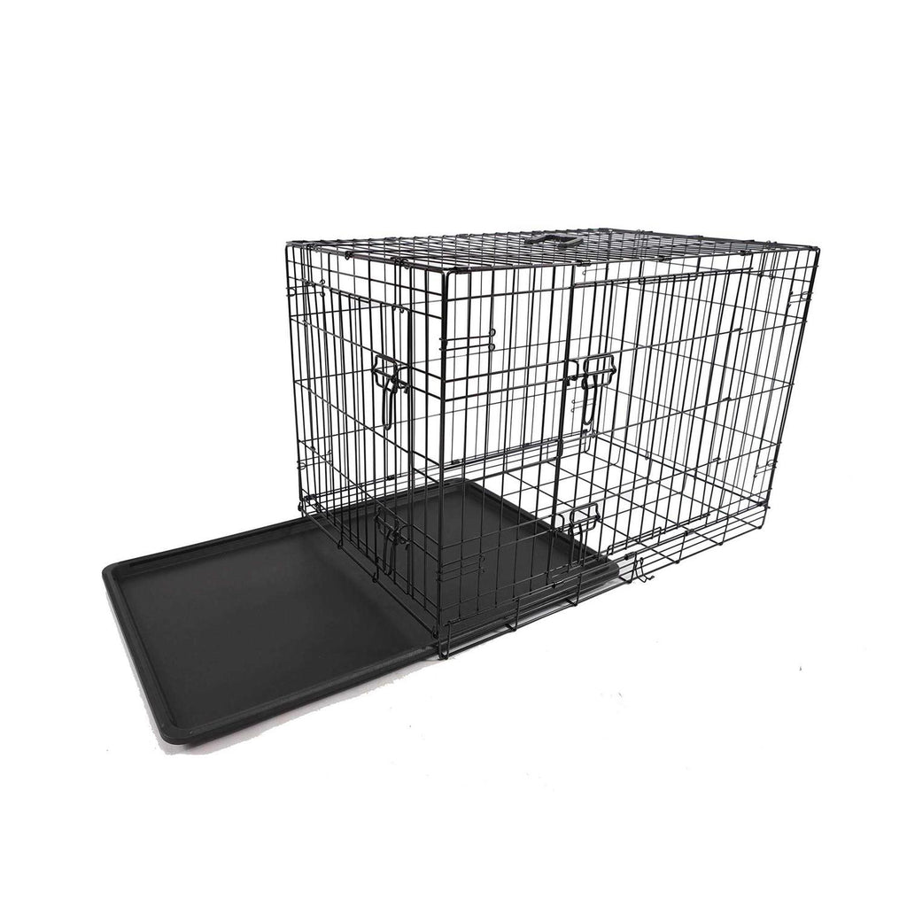 2-Door Folding Dog Crate U275981
