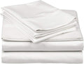 800 Thread Count Egyptian Cotton 4 Piece Twin Sheet Set White F118999