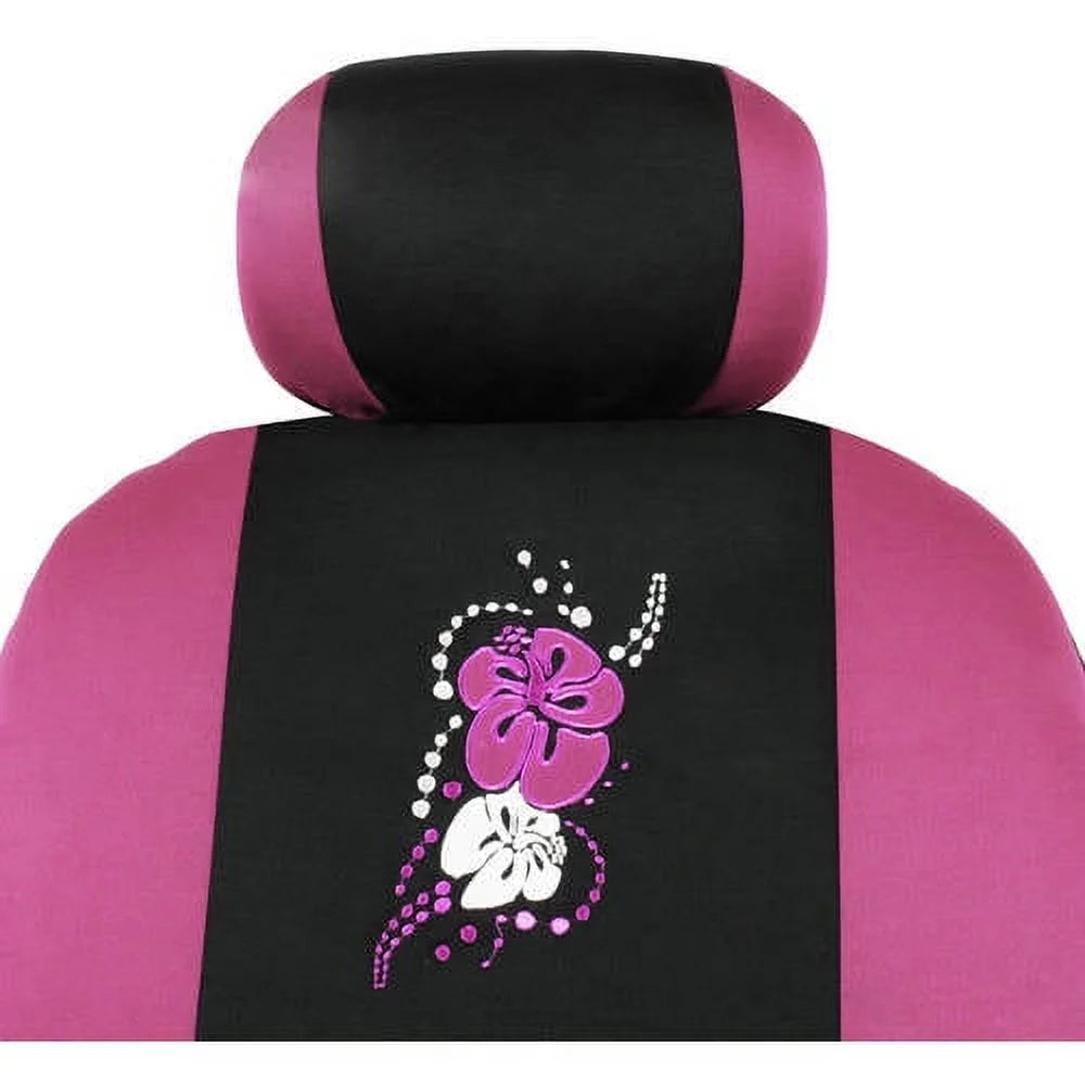Pink Hawaiian 9 Piece Set Car Seat Covers R11748