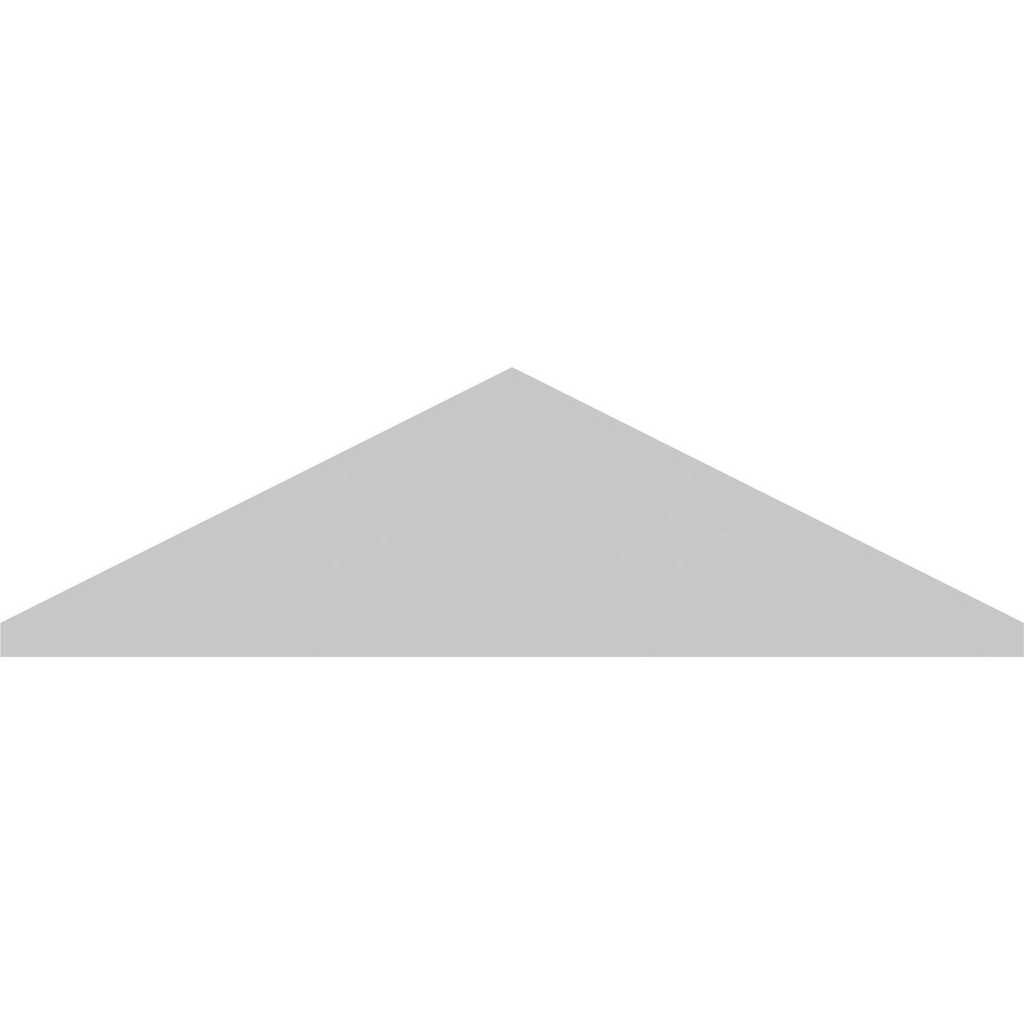 Smooth PVC Peaked Cap Pediment U88384