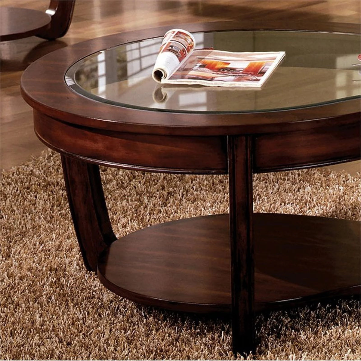 Dark Cherry Coffee Table J2773