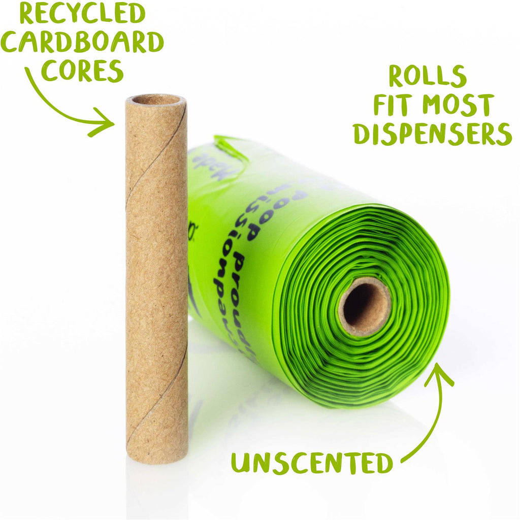 Compostable Dog Poop Bags on Refill Rolls W7253