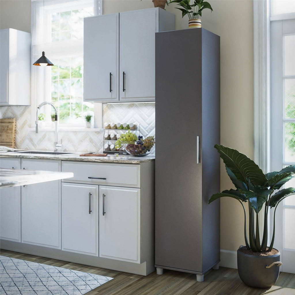 Black Oak Utility Storage Cabinet D518