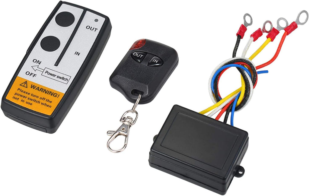 12V-24V 50ft Wireless Winch Remote Control Switch Set Pack of 2 E862890