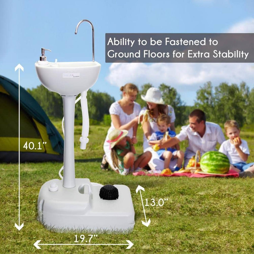 Portable Hand Wash Sink Stand 4 Pack A39660