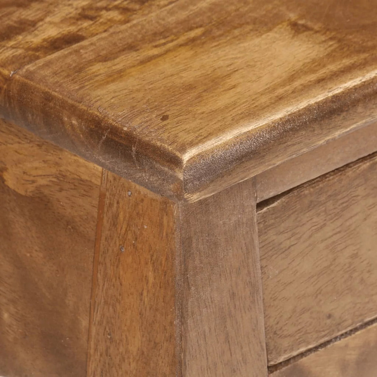 Solid Mango Wood Bed Cabinet D285