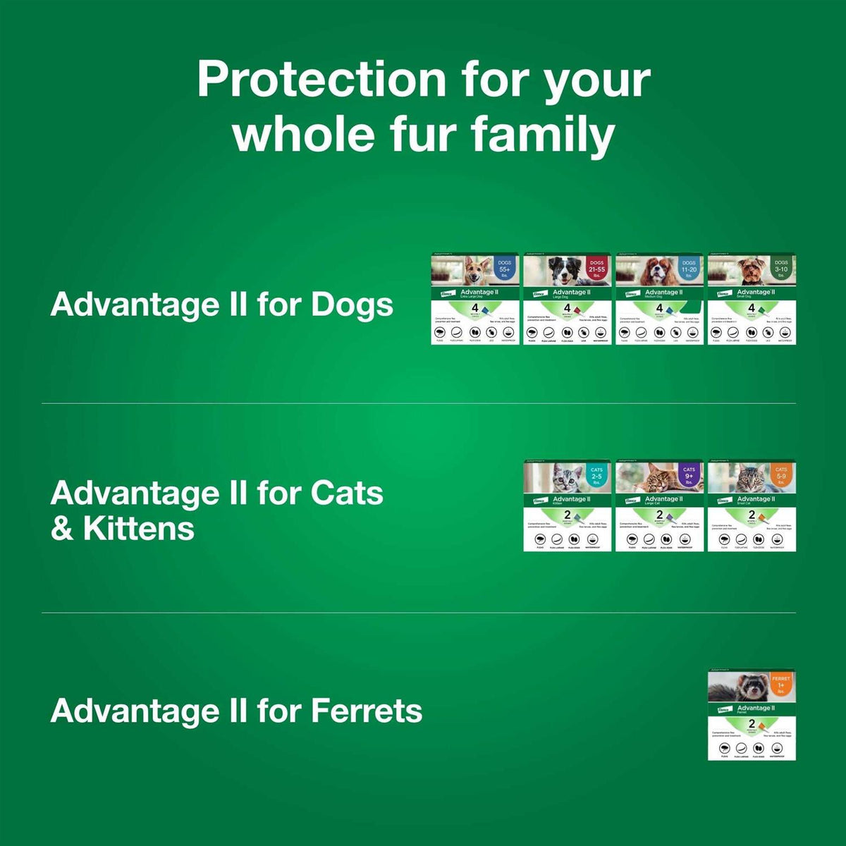 Advantage II for Dogs 3 T96281