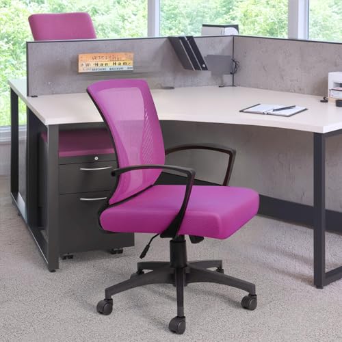 Black Ergonomic Mesh Office Chair with Lumbar Support P32723