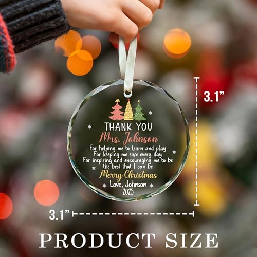 Wooden Family Christmas Ornament K426