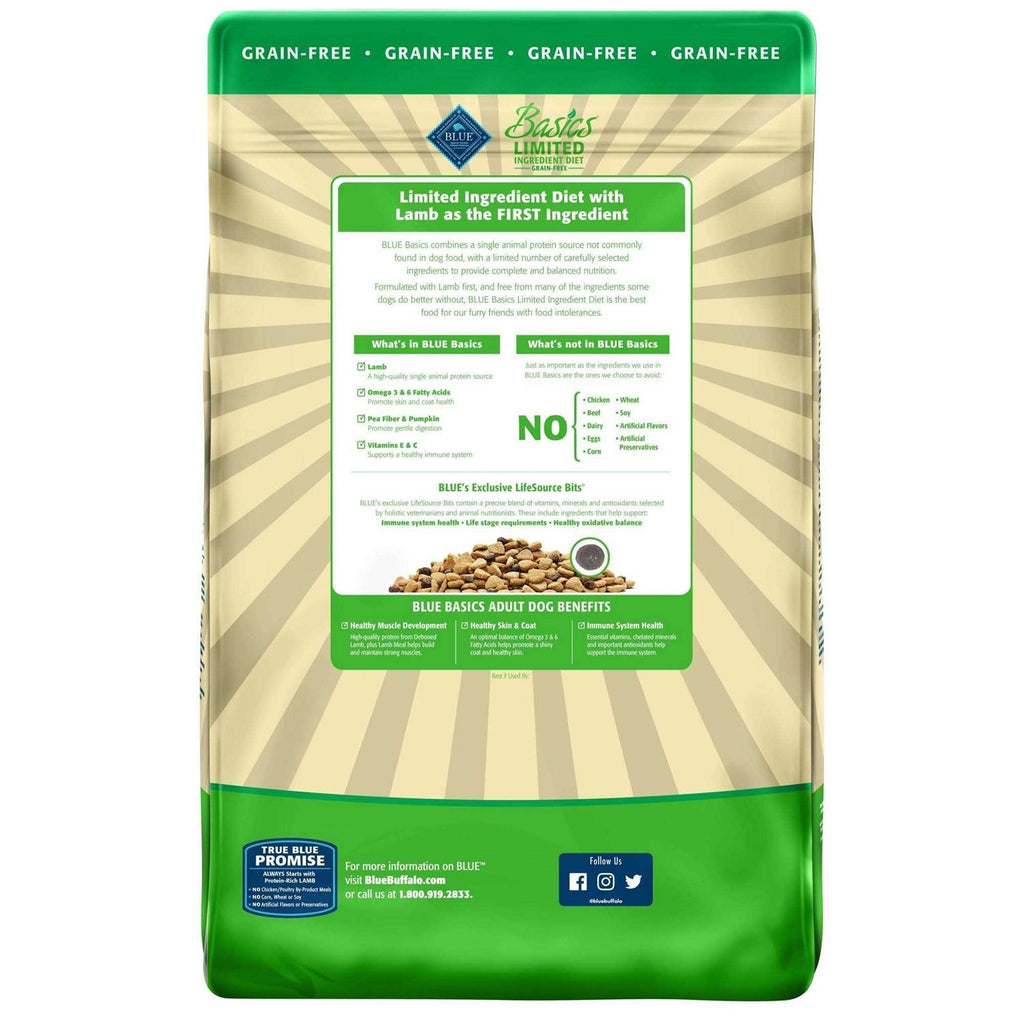 Grain-Free Lamb & Potato Dry Dog Food W7810