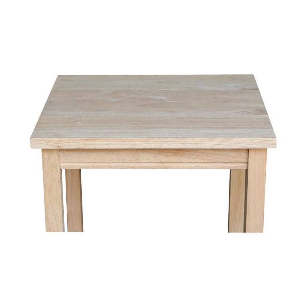Solid Wood Unfinished Accent Table M936134