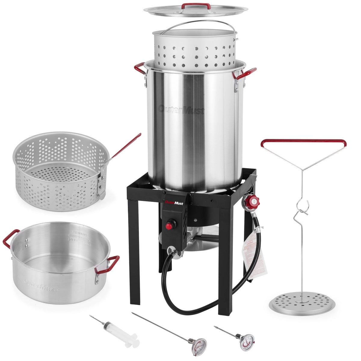 30 QT Turkey Fryer with Basket and Burner Set R79904