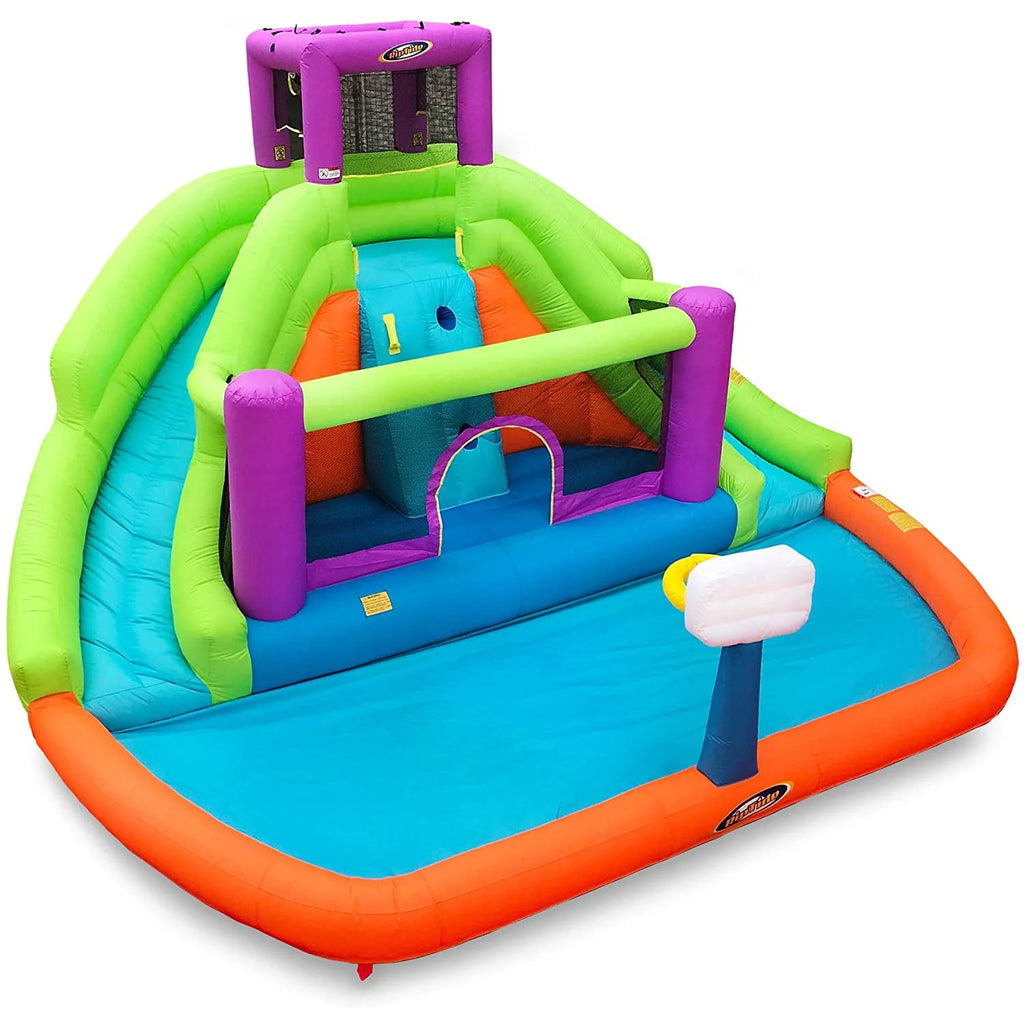 Double Hurricane Water Slide & Chaise Lounger Y45589