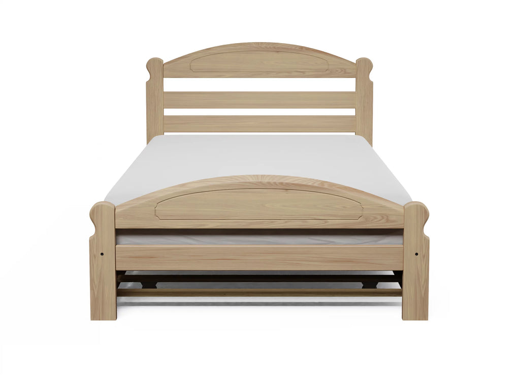 Twin Bed with Trundle Solid Pine Wood F885