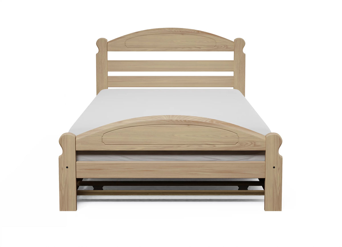 Twin Bed with Trundle Solid Pine Wood F885