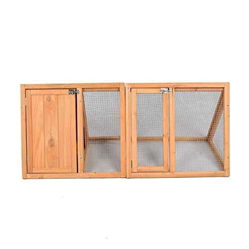 Wooden A-Frame Rabbit Hutch Chicken Coop K862