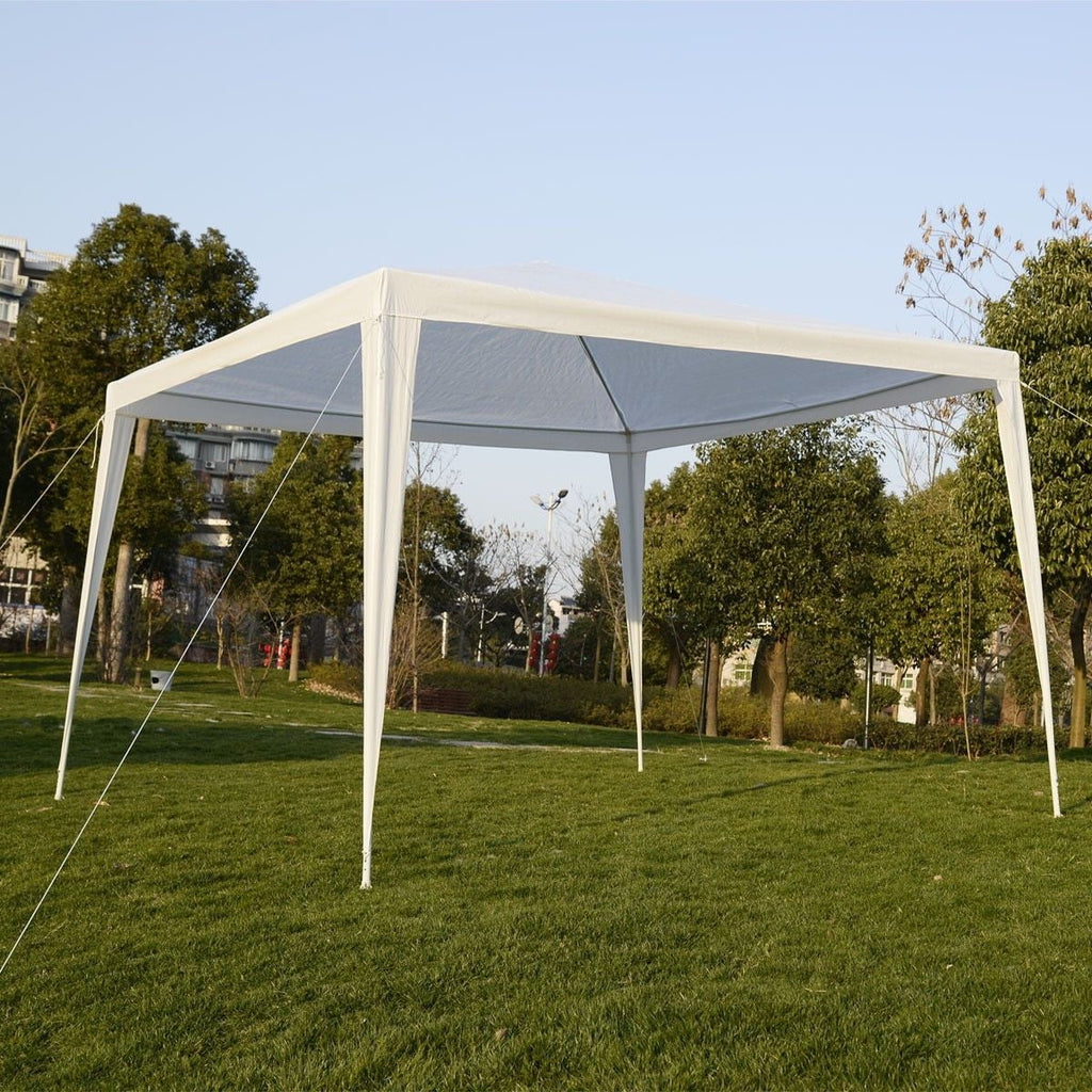 10'x10' Heavy Duty Outdoor Pavilion Tent White B604