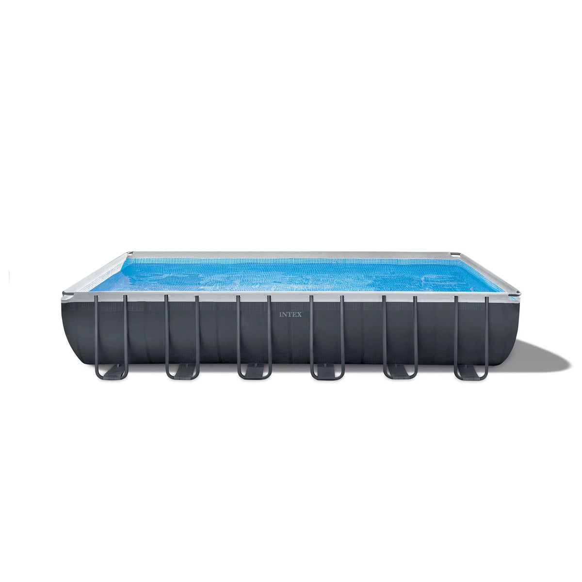 12' x 24' Rectangle Metal Frame Above Ground Pool Q186