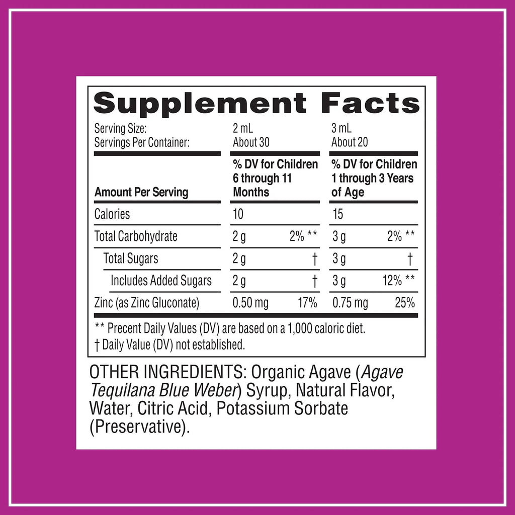 Baby Immune Support with Zinc 2oz U966198