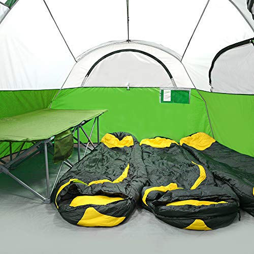 8 Person Weather Resistant Camping Tent with Carry Bag G826