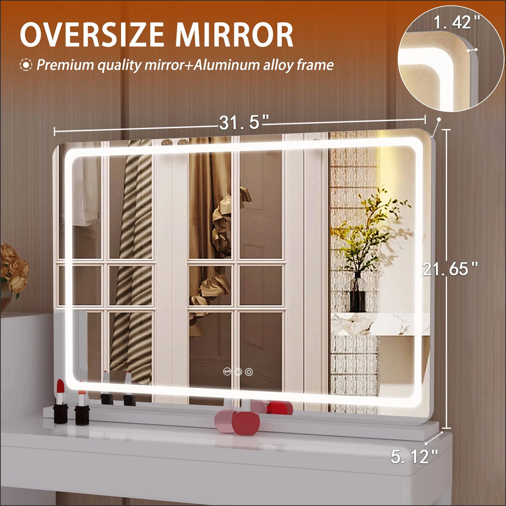 32" x 22" LED Vanity Mirror with Lights I522426
