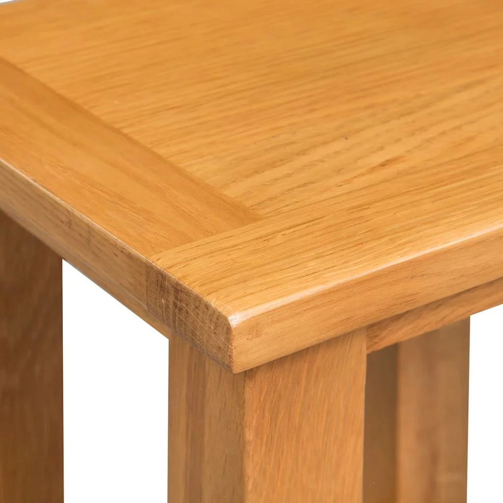 Solid Oak Wood End Table O8771