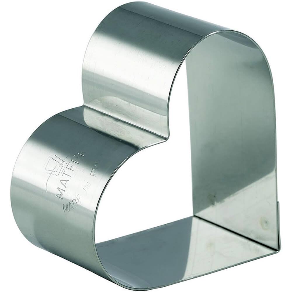 Stainless Steel Heart Pastry Ring Pack of 4 Q496