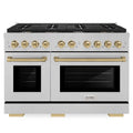 48 6.7 cu. ft. Double Oven Gas Range F4821
