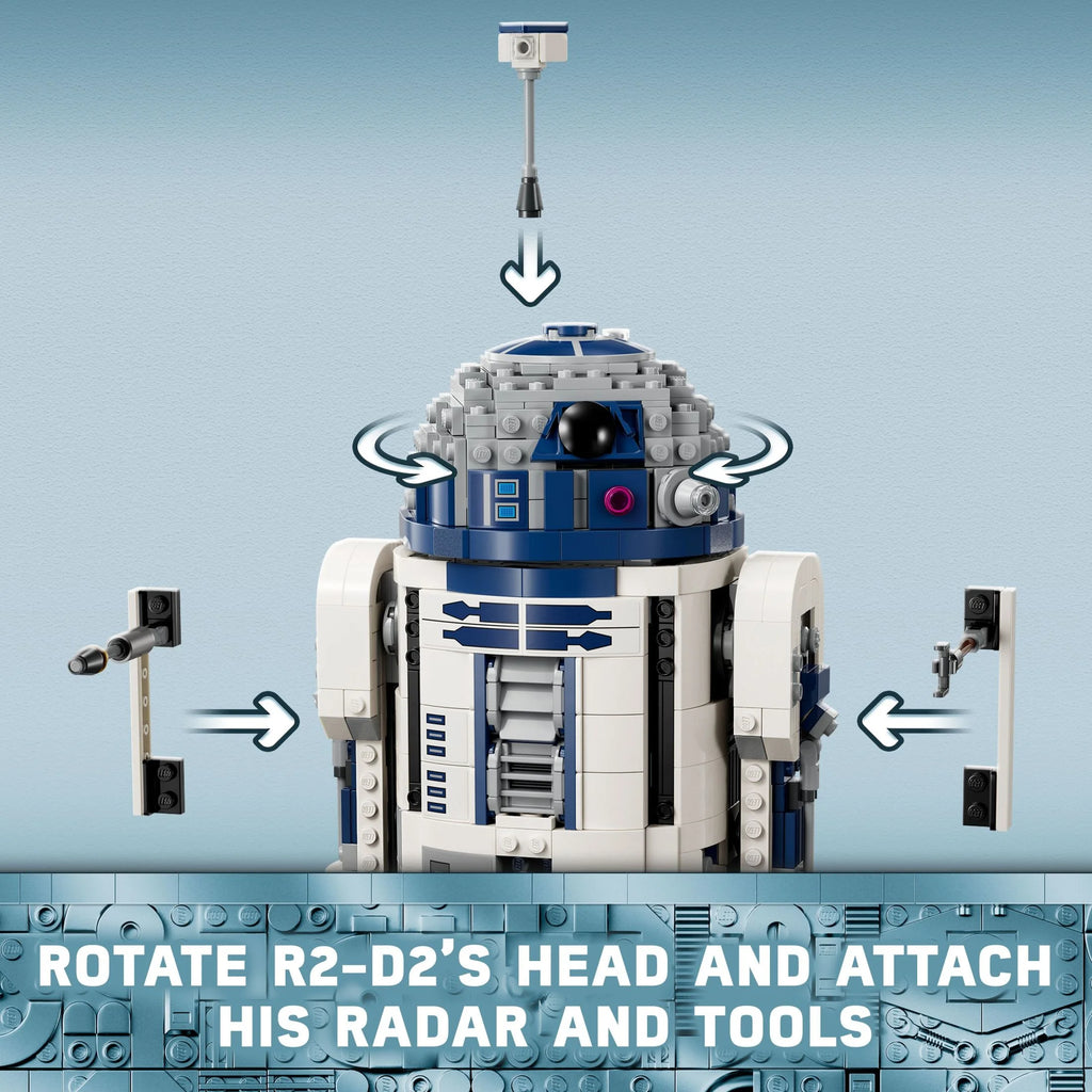 Star Wars R2-D2 Brick Built Droid Figure J7656