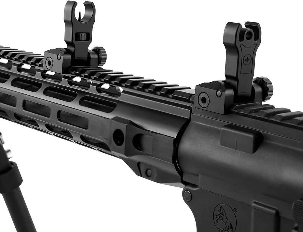 Flip Up Iron Sights Aluminum Front and Rear Set K875584