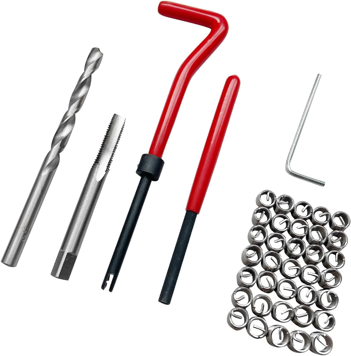 40 Pcs M6 x1.0mm Stainless Steel Thread Repair Kit T1008