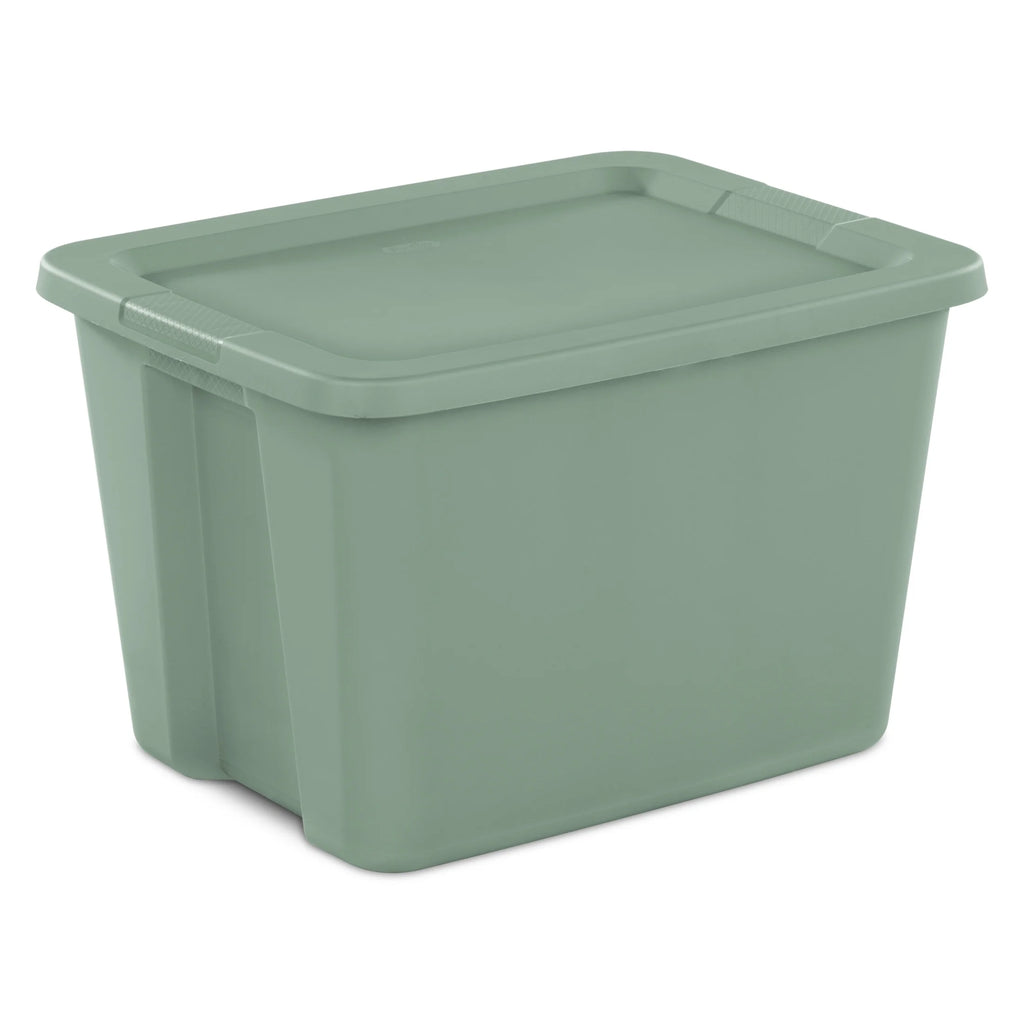 18 Gallon Plastic Tote Box, Set of 8 X5213