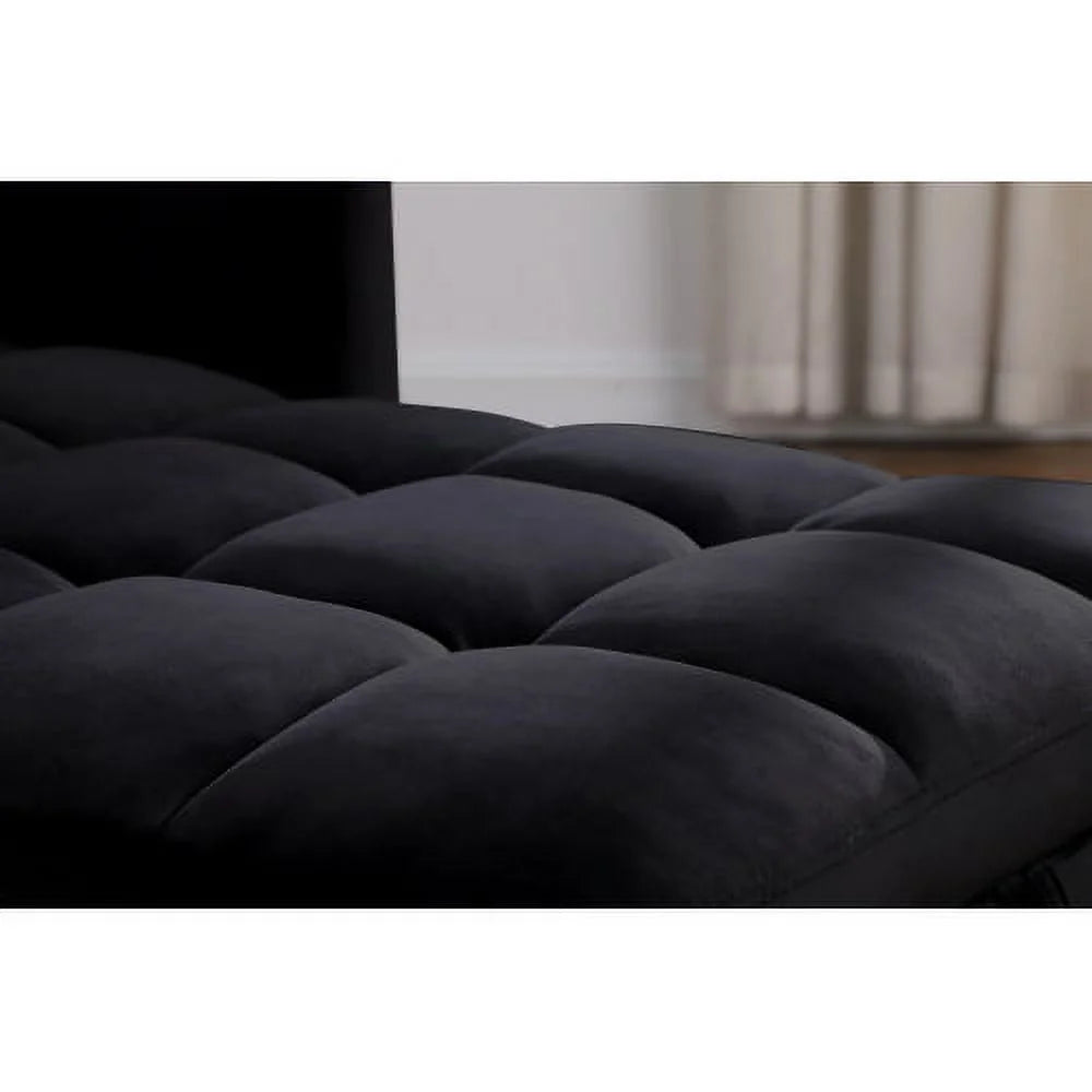 Convertible Sleeper Sofa Chair Bed Velvet V98609