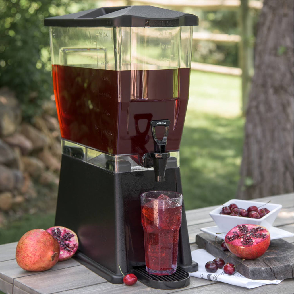 3 Gallon Black Beverage Dispenser W852310