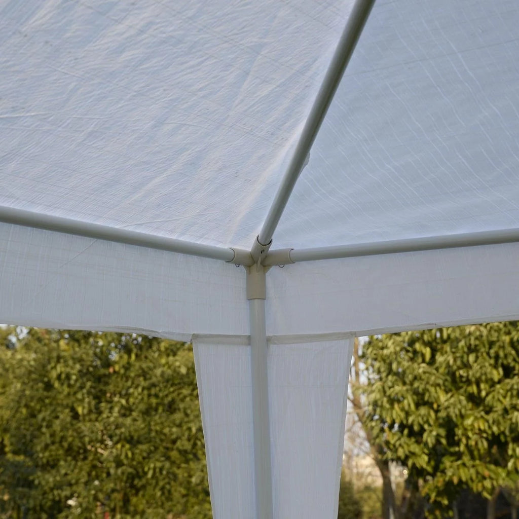 10'x10' Heavy Duty Outdoor Pavilion Tent White B604