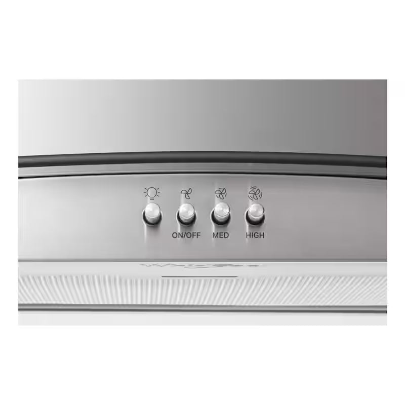 36 in. 400 CFM Curved Glass Island Mount Range Hood with Light in Stainless Steel E438