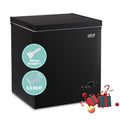 3.5 Cu.Ft Black Chest Freezer with Removable Basket Y95258