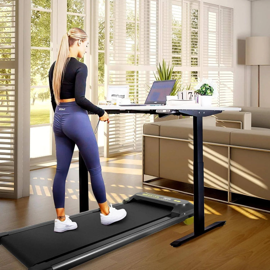 Blue Portable Walking Pad Treadmill with Remote Control O707339