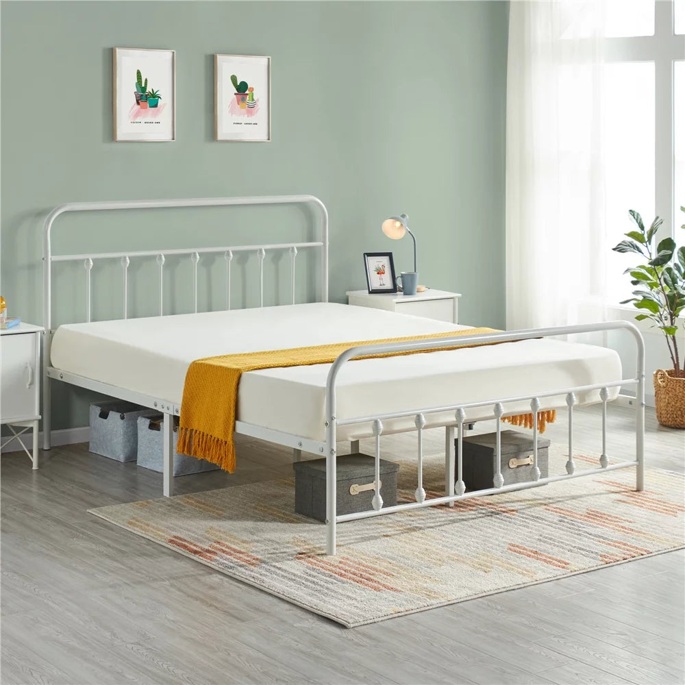Queen Bed with High Headboard Q983
