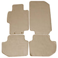 Beige Nylon Carpet Car Floor Mats 4pc H67776