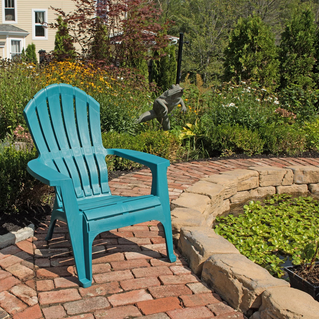 Gray Resin Stackable Adirondack Chair H2949