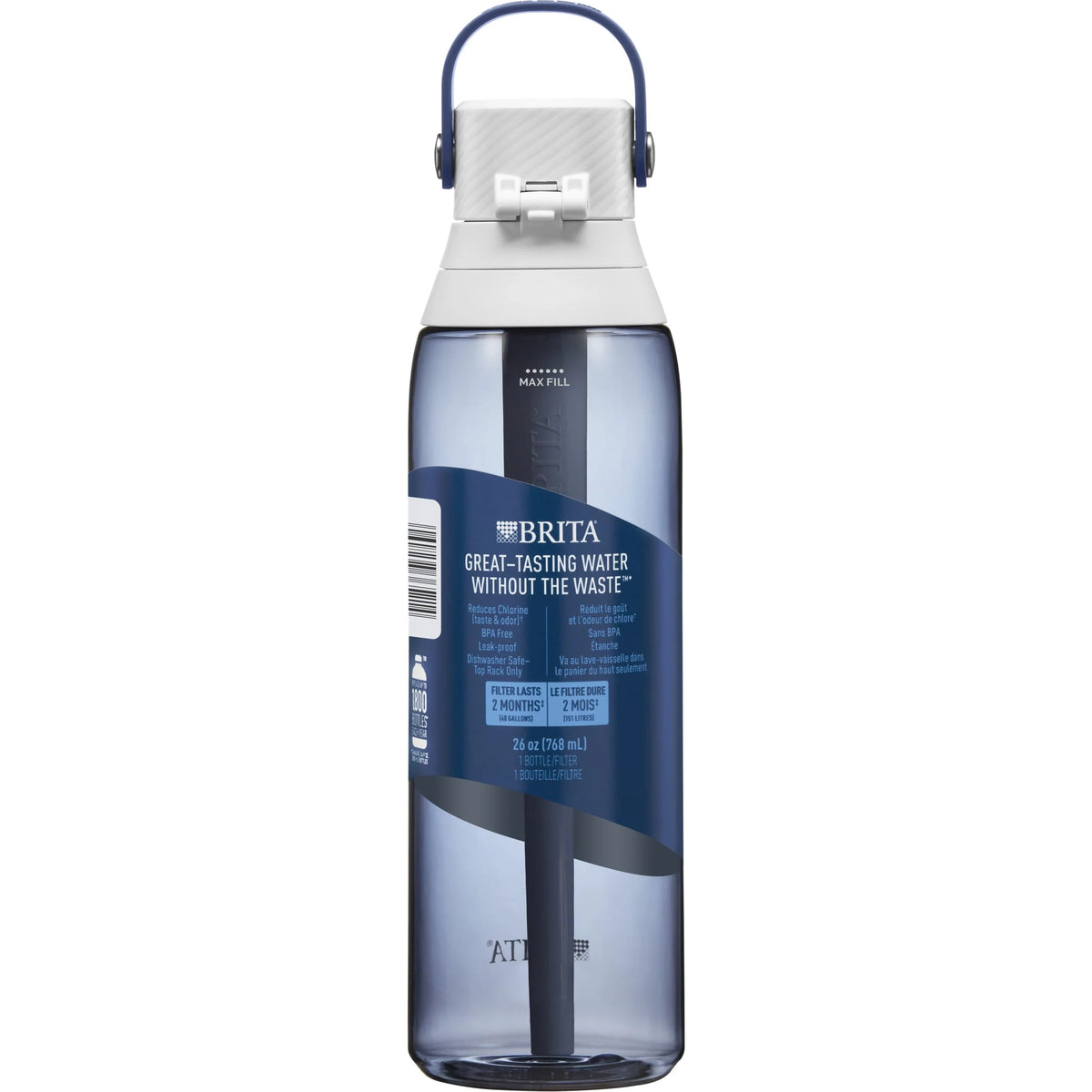 26oz Leak Proof Filtered Water Bottle with Straw G55695