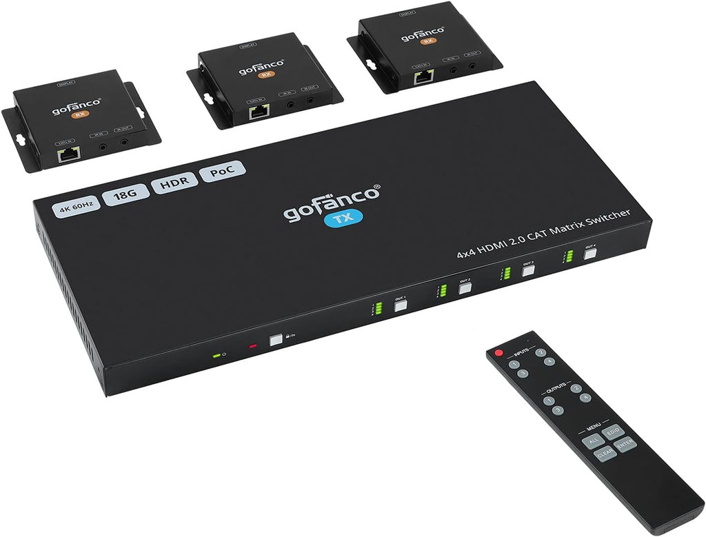 1x4 HDBaseT HDMI Extender Splitter 4K 60Hz S991062