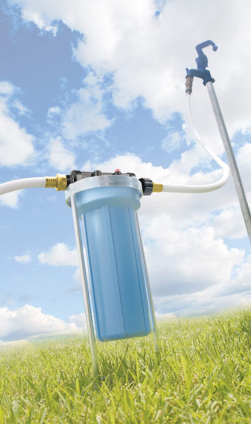 White RV & Marine Water Filter D432