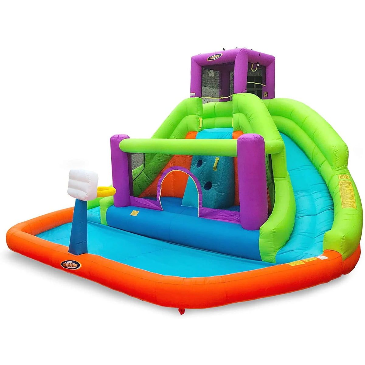 Double Hurricane Water Slide & Chaise Lounger Y45589